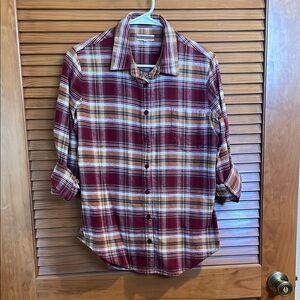 PJ Salvage Plaid Shirt - worn once!